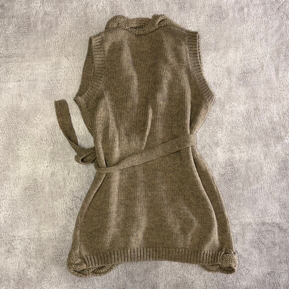 Vintage Crochet Knit Forever 21 Sleeveless Cardigan - Picture 5 of 6